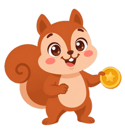 Wally with a coin
